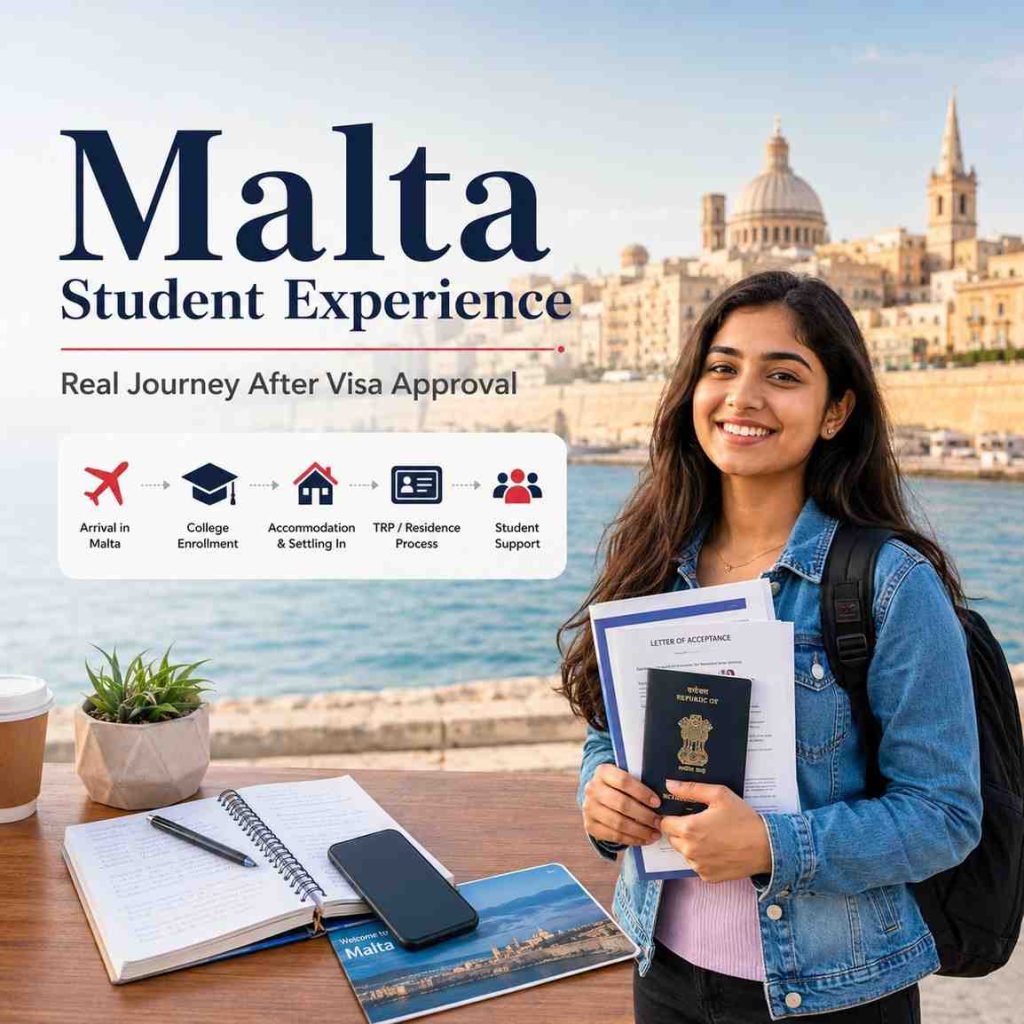 Malta student experience after visa approval